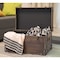 Vintiquewise Distressed Wooden Vintage Industrial Style Decorative Trunk with Lockable Latch QI003451 - alternate 4
